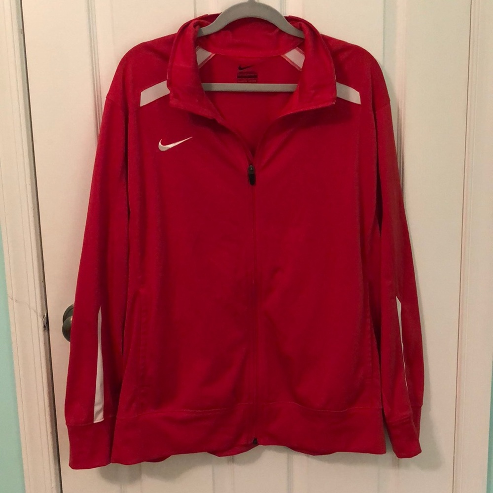 Men’s large red Nike jacket NWOT